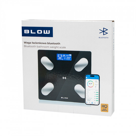 Ζυγαριά μπάνιου bluetooth έως 180kg BLOW