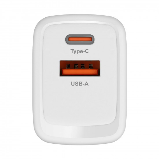 Φορτιστής USB A - USB C 65W με λειτουργία Power Delivery και Quick Charge Kruger&Matz GAN