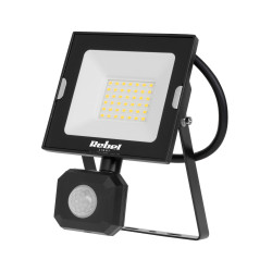 Προβολέας LED 30W με αισθητήρα κίνησης/λυκόφωτος, 4000K/230V Rebel