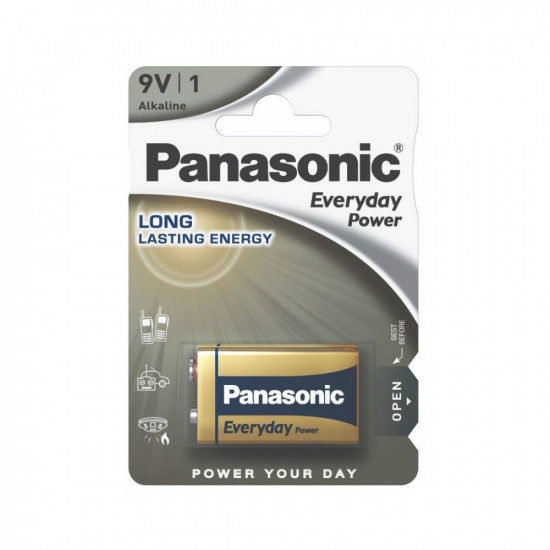 Panasonic μπαταρία αλκαλική 9V (1 τμχ)