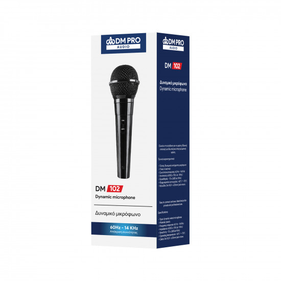 Δυναμικό μικρόφωνο χειρός DM-102 DM PRO