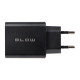 Φορτιστής 65W 2x USB-A + USB-C QC+PD 65W Blow μαύρος