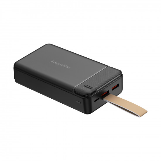 Power Bank 30000mAh 22.5W με 2x USB-A και 1x USB-C PD, QC 3.0 Kruger&Matz