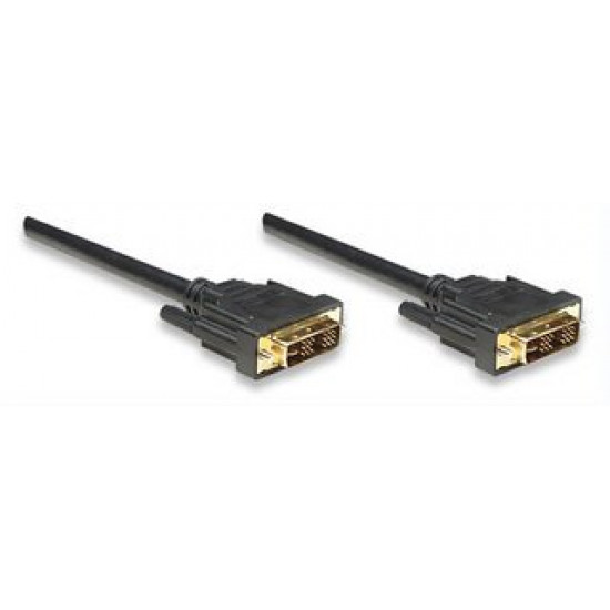 Καλώδιο DVI-I Single Link Monitor M/M 3.0m Cake Box Manhattan