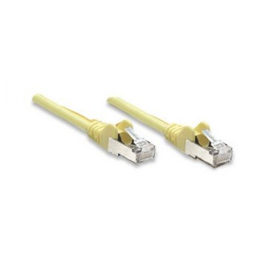 Καλώδιο FTP Cat5e 1m κίτρινο Intellinet