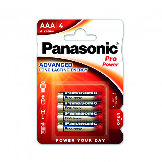 Panasonic μπαταρίες αλκαλικές Pro AAA 1,5V 4τμχ