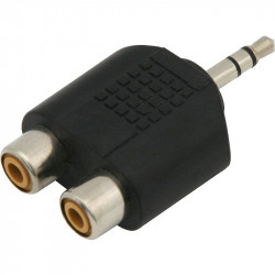 Αντάπτορας 3.5mm Stereo - 2xRCA M/F