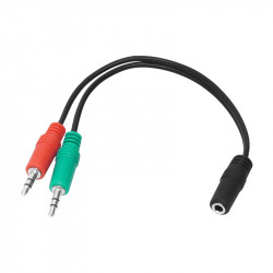 Αντάπτορας Μικρόφωνο & Ακουστικά σε 3.5mm M/F