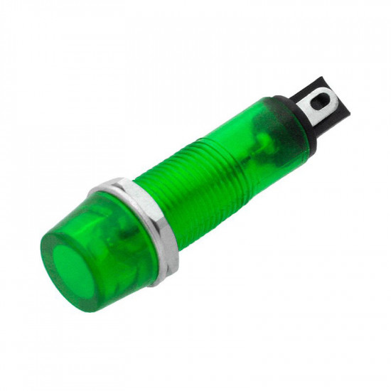 Λαμπάκι 6mm 230V Πράσινο