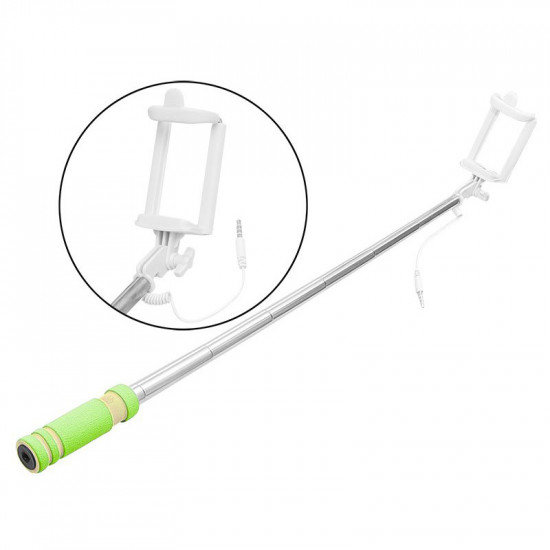 Selfie Stick 3.5mm Jack Πράσινο