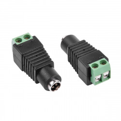Φις Τροφοδοσιας DC 5.5x2.1 με Κλέμα Αρσενικό