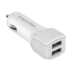 Φορτιστής Αυτοκινήτου 2xUSB 3000mA με λειτουργία Quick Charge 3.0 Kruger&Matz