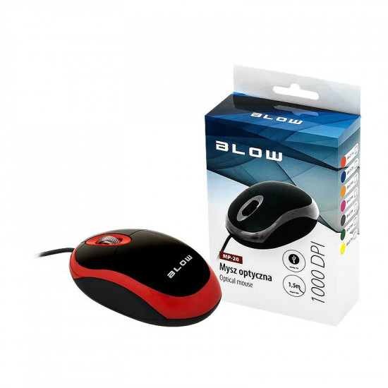 Οπτικό Ποντίκι BLOW MP-20 Κόκκινο