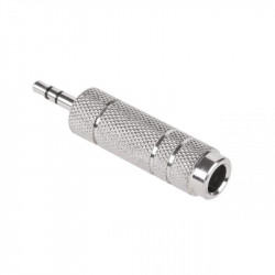 Αντάπτορας 3.5mm - 6.35mm M/F Stereo Μεταλλικός