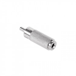 Αντάπτορας 3.5mm Mono - RCA M/F Μεταλλικός