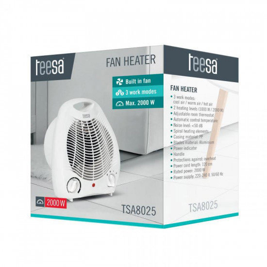 Αερόθερμο TEESA 2000W TSA8025