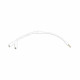 Splitter 3.5mm σε 2x 3.5mm μικρόφωνο-ακουστικά M/F λευκό