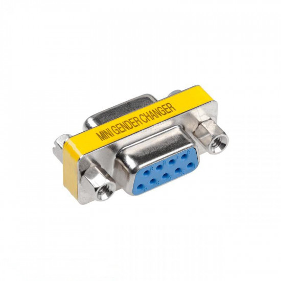 Mini Gender Changer DB9 F/F