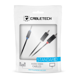 Καλώδιο Stereo 3.5mm - 2xRCA 1.8m Cabletech
