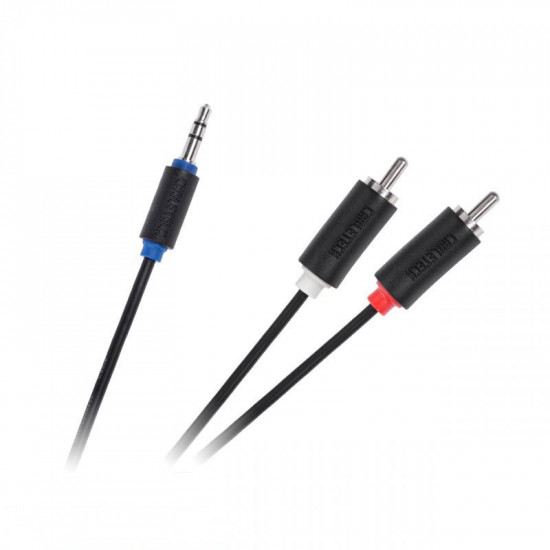 Καλώδιο Stereo 3.5mm - 2xRCA 1.8m Cabletech