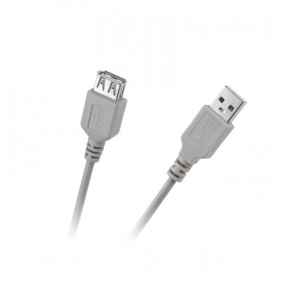 Προέκταση USB A/A M/F 3m Γκρι