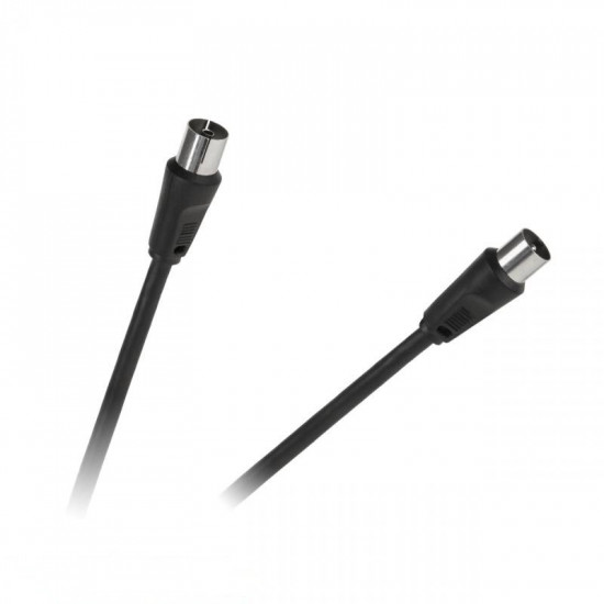 Καλώδιο Κεραίας TV 1.8m M/F Μαύρο