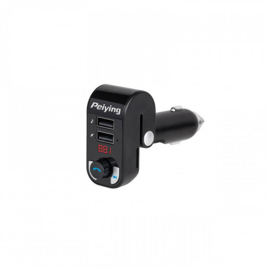 Πομπός FM Bluetooth 4.2 2xUSB microSD