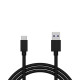 Καλώδιο USB 3.0 A - Type C 1m Μαύρο