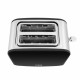Φρυγανιερα Teesa 850W Μαυρη Stainless steel