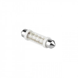 LED Αυτοκινήτου 12V 10x42-8LED Sv8,5 λευκό