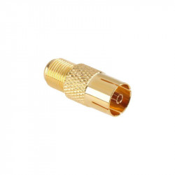 Adaptor κεραίας TV θηλυκό - F θηλυκό