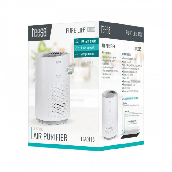 Ιονιστής (καθαριστής αέρα) TEESA PURE LIFE P500