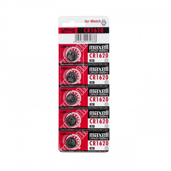 Μπαταρίες λιθίου CR1620 MAXELL (5τμχ)