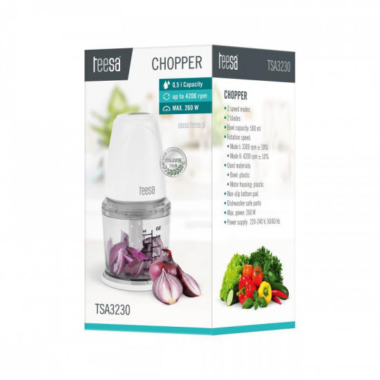Μπλέντερ 260W με δοχείο 500ml TEESA