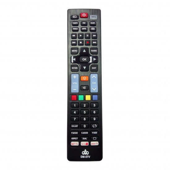Universal τηλεχειριστήριο TV 5 σε 1 για SAMSUNG/LG/SONY/PANASONIC/PHILIPS