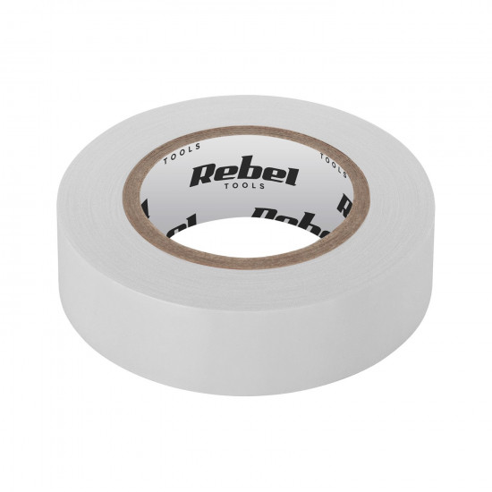 Μονωτική ταινία REBEL (0,13mmx19mm) 9m λευκή