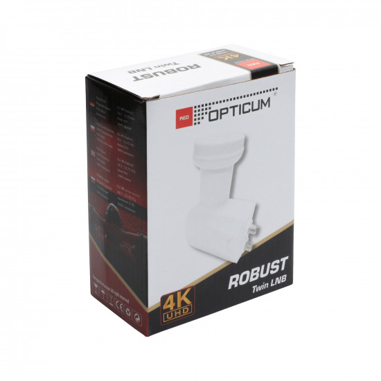 LNB OPTICUM TWIN RED ROBUST 0,1 db
