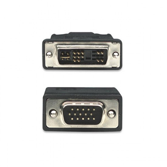 Καλώδιο DVI-A - VGA M/M 1.8m Manhattan