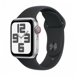 Watch Apple Watch SE2 (2024) GPS + Cellular 40mm Midnight Aluminum Case with Sport Band S/M - Midnight