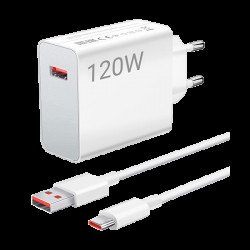 Xiaomi Mi 120W Charging Combo Usb-A Cavo Type-C BHR9462EU White