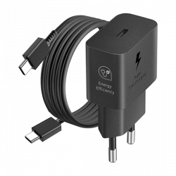 Samsung Caricatore 25W EP-T2510XBE FC USB-C +Cavo1m Black
