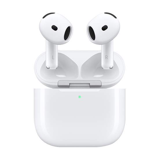 Apple Auricolari AirPods 4 2024 + Cust.Ric. USB-C (ANC) MXP93ZM/A