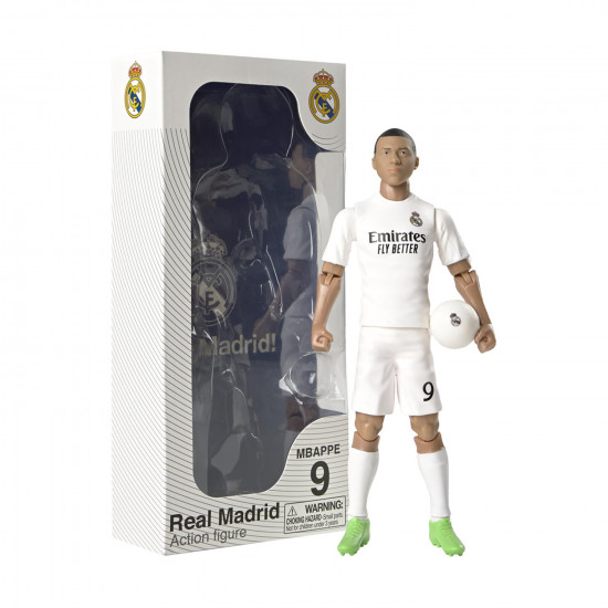 Banbo Toys: Real Madrid Soccer - Kylian Mbappe Action Figure (20cm) (83620)