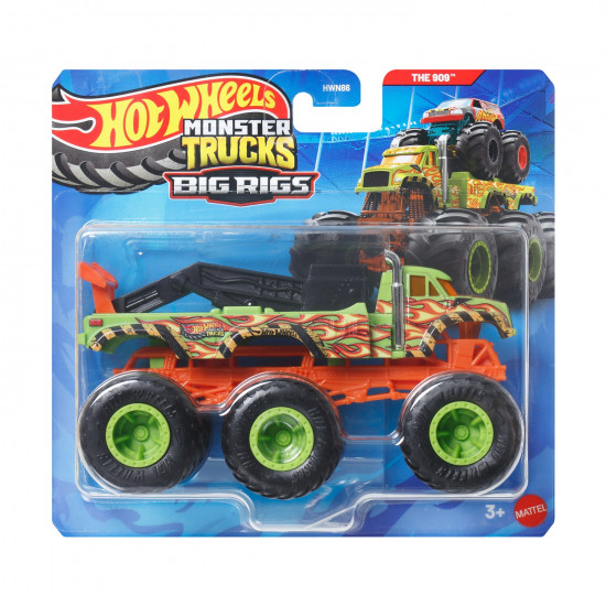Mattel Hot Wheels: Monster Trucks Big Rigs - The 909 Vehicle (JHY78)