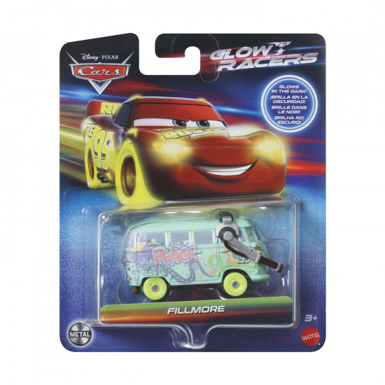 Mattel Disney Cars: Glow Racers - Fillmore Vehicle (HPG80)