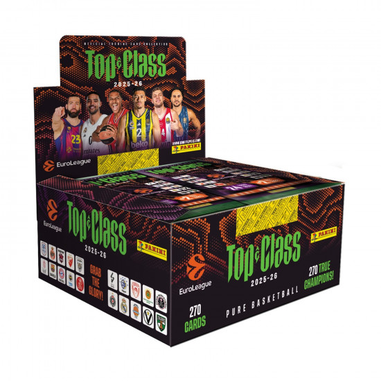 Panini Euroleague Top Class: 2026 Display of 24 Packs