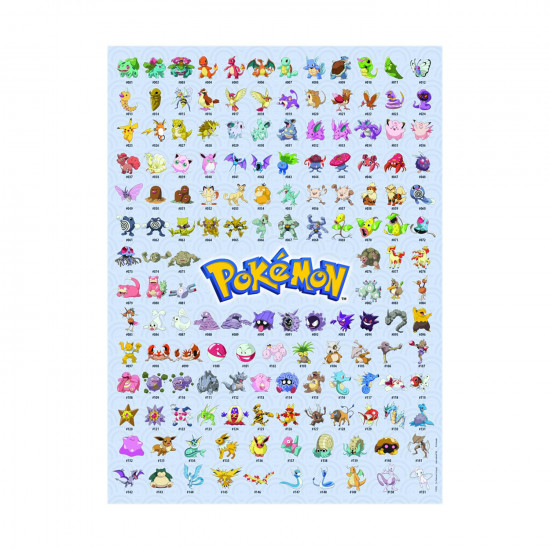 Ravensburger Puzzle: Pokemon - The First 151! (500 pcs) (12000511)