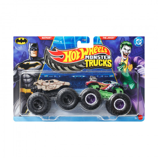Mattel Hot Wheels Monster Trucks: Demolition Doubles - DC Batman VS The Joker (JLV71)
