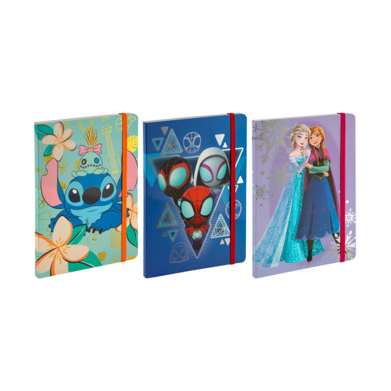 Totum: Notebook A5 80Sheets 14,5X21Cm. With Foil 3Ass (WO170004)