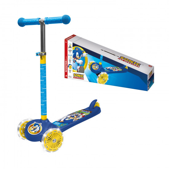 AS Outdoor: Scooter Plus -  Sonic the Hedgehog (Flashig Wheels) (5004-50285)